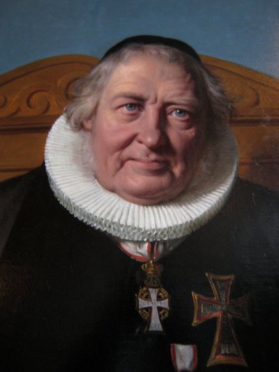 Eggert Christopher Tryde, provoost van Kopenhagen 1838-1857 door Wilhelm Marstrand